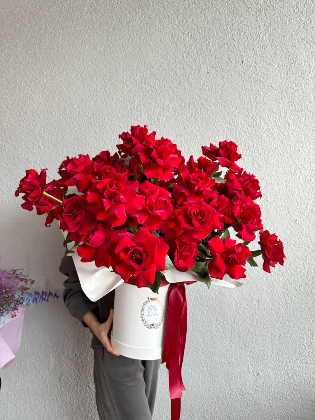 Red Roses Cloud Box Large