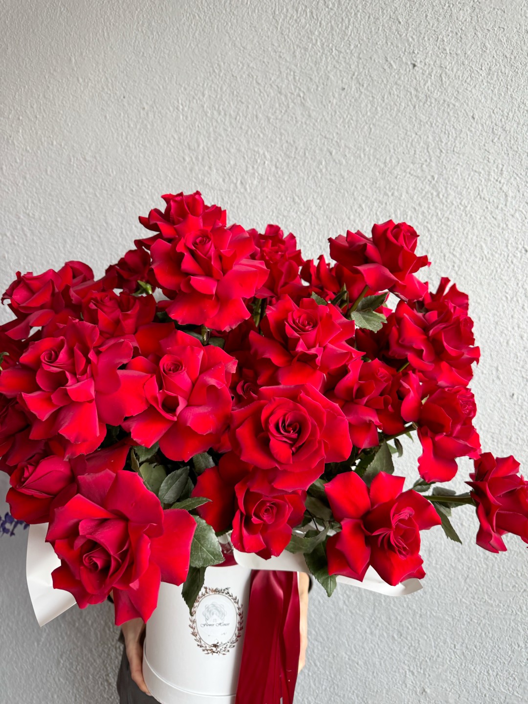 Red Roses Cloud Box Large