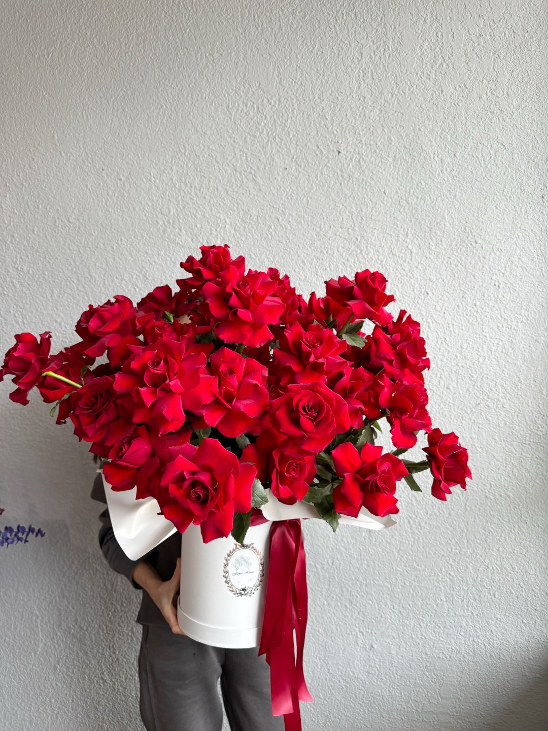 Red Roses Cloud Box Large