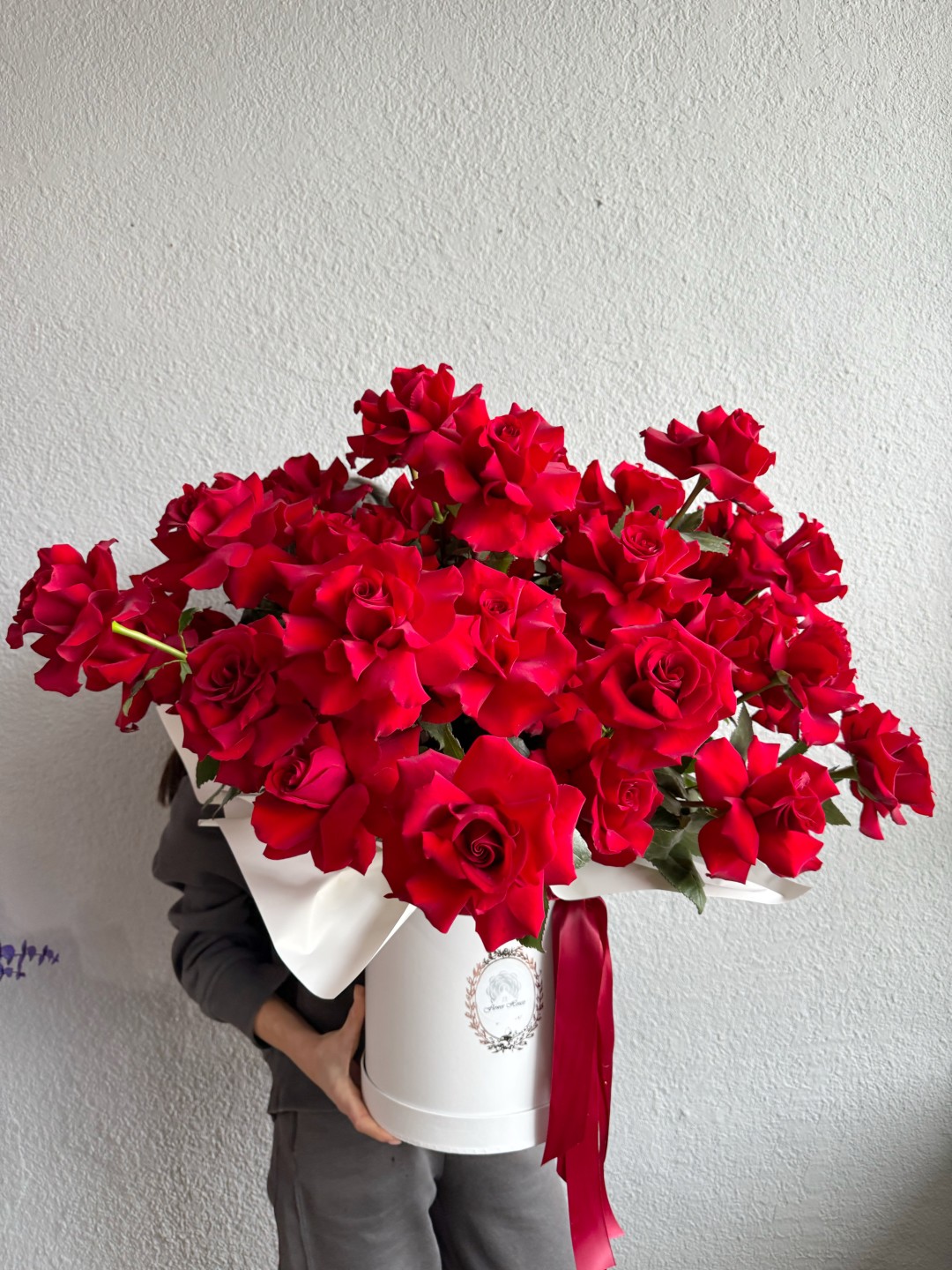 Red Roses Cloud Box Large