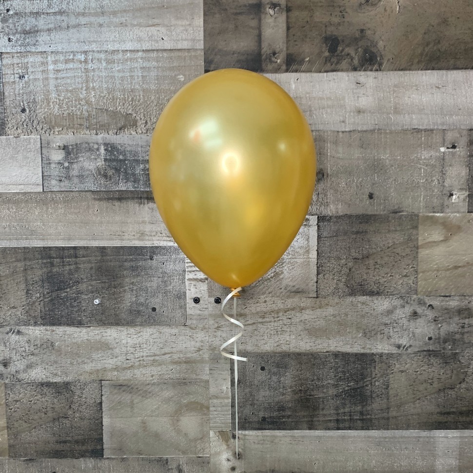 Gold Latex Balloon 11"
