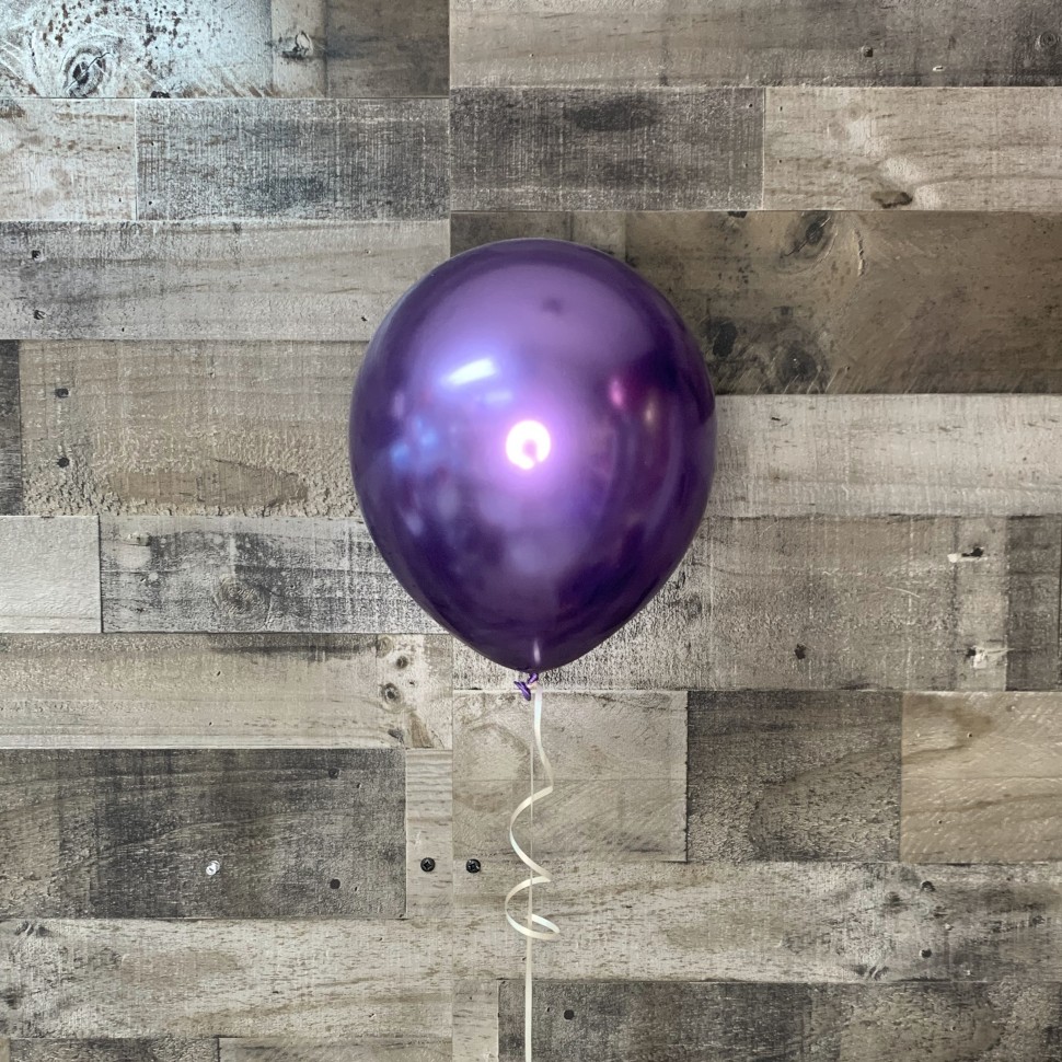 Metallic Purple Latex Balloon 11"