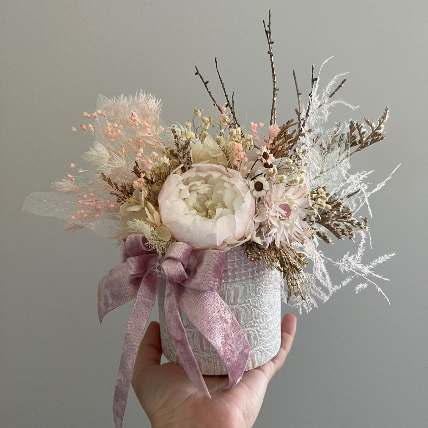 MARY Collection Preserved peony in luxury box