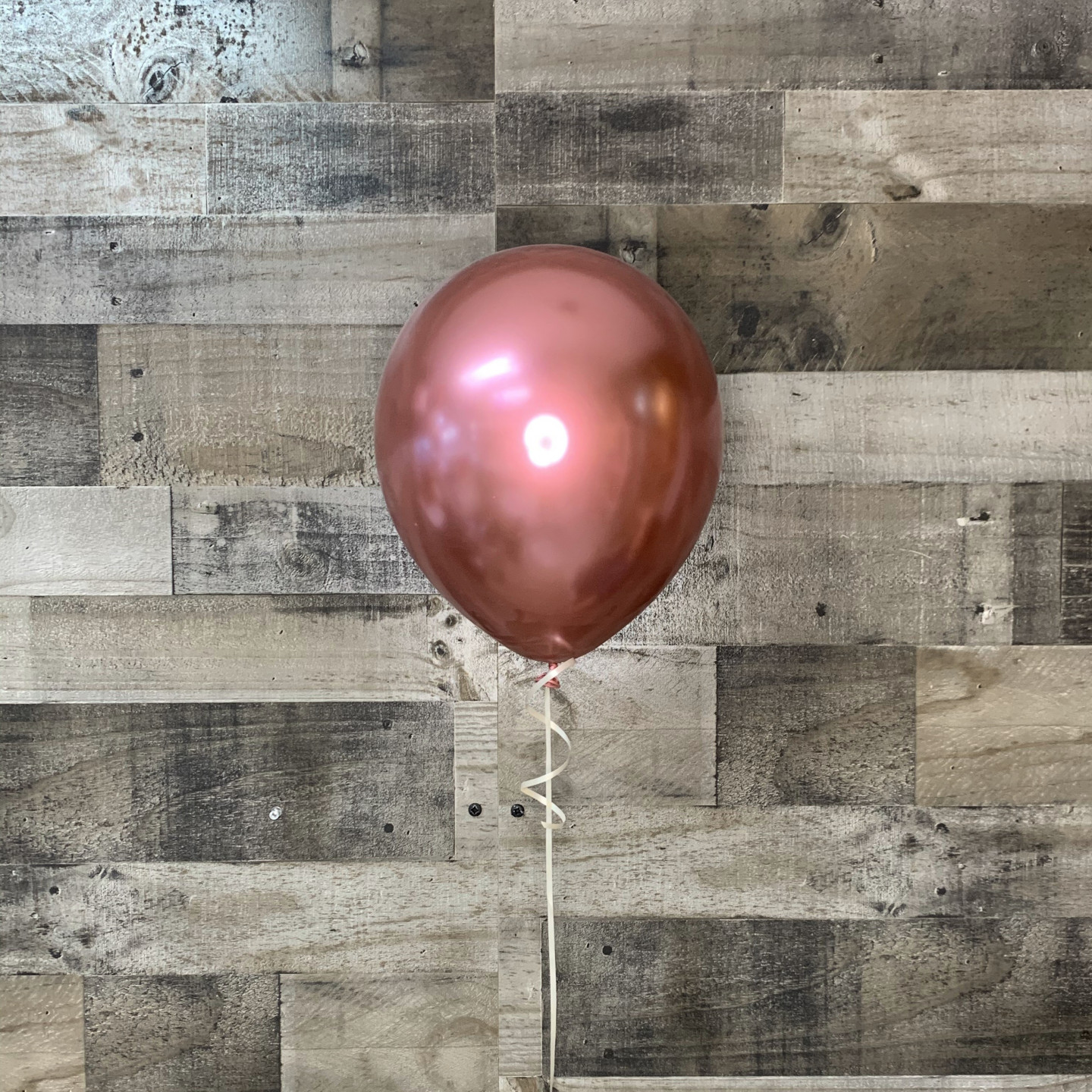 Metallic Rose Gold Latex Balloon 11"