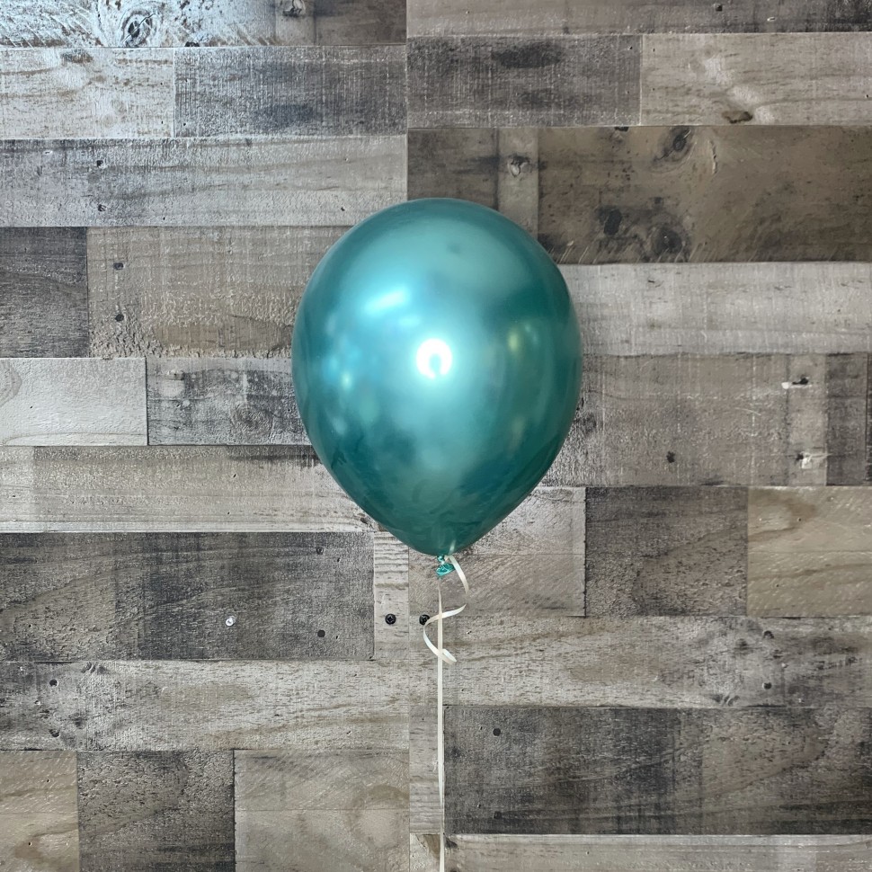 Metallic Green Latex Balloon 11"