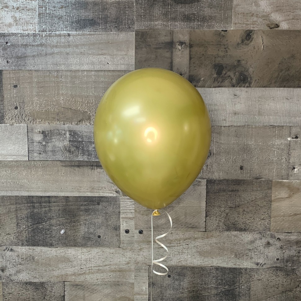 Metallic Gold Latex Balloon 11"