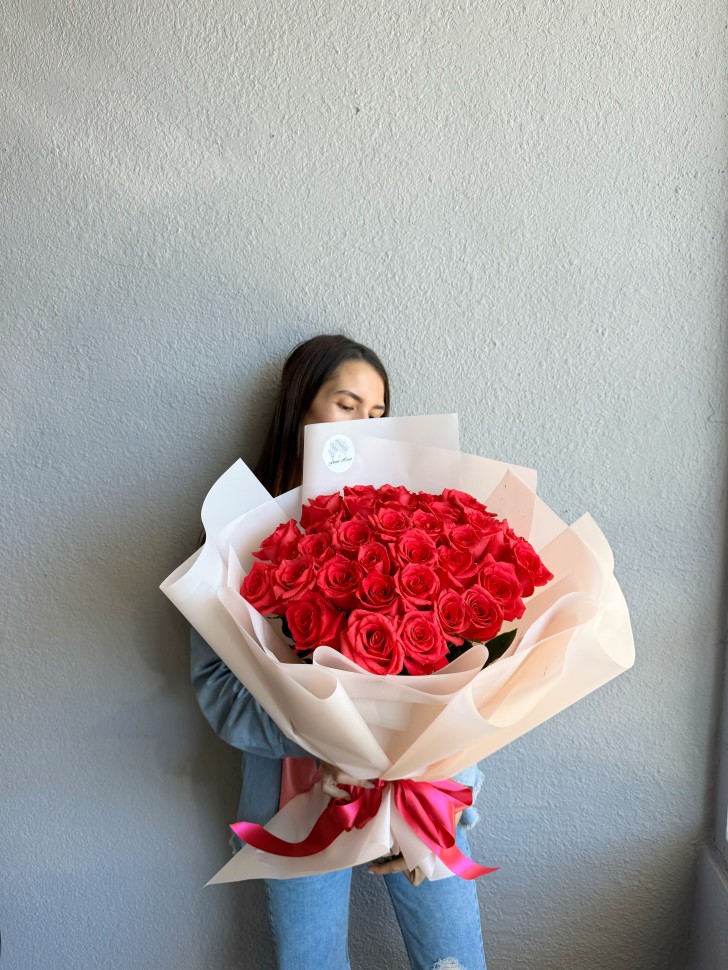30 Pink Floyd Roses Bouquet