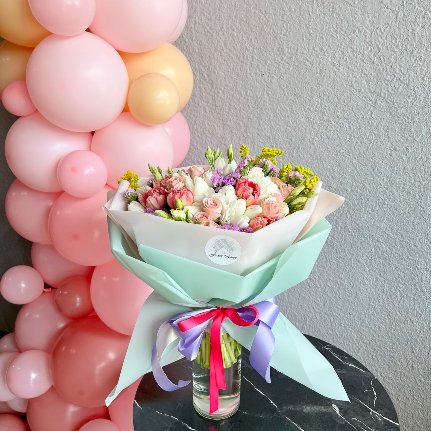 Emelia Hand-Tied Flower Bouquet