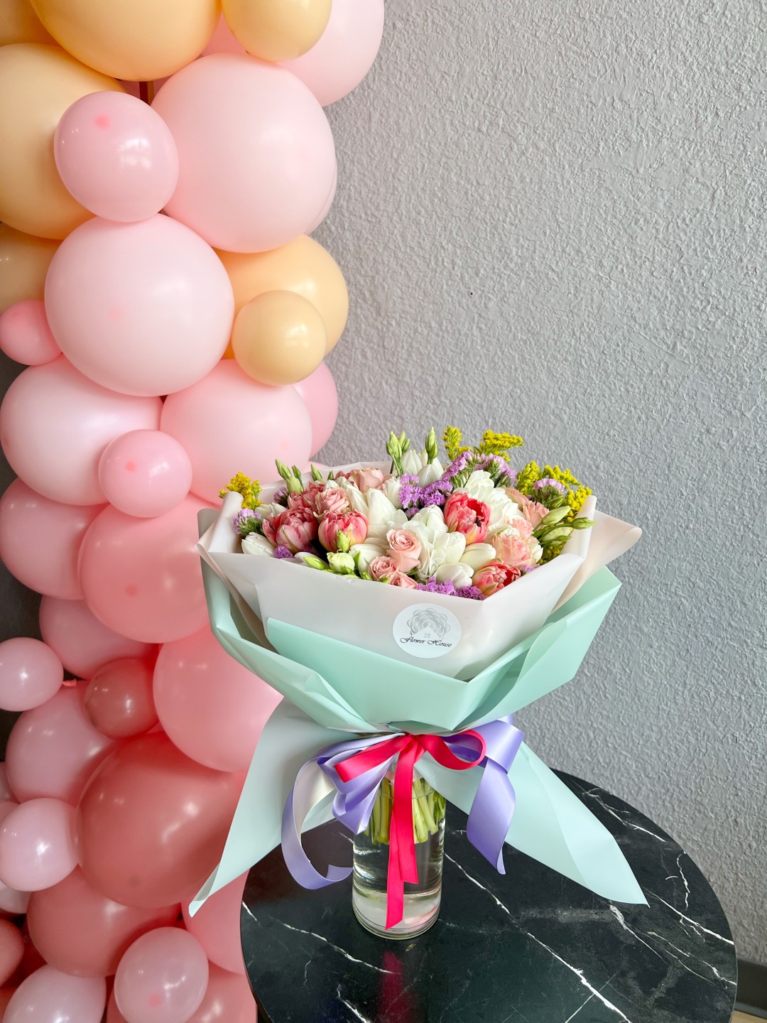 Emelia Hand-Tied Flower Bouquet