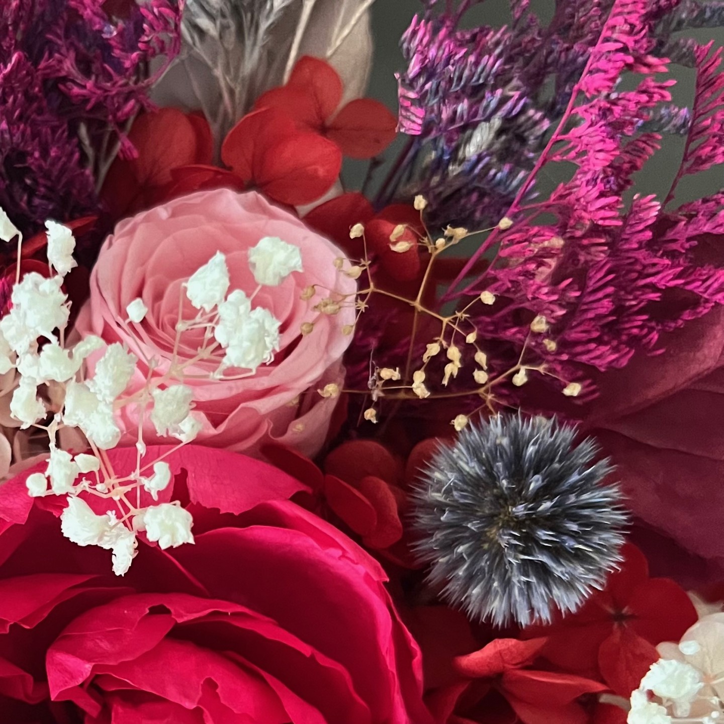 OLIVIA Collection Preserved Peony Heart Box