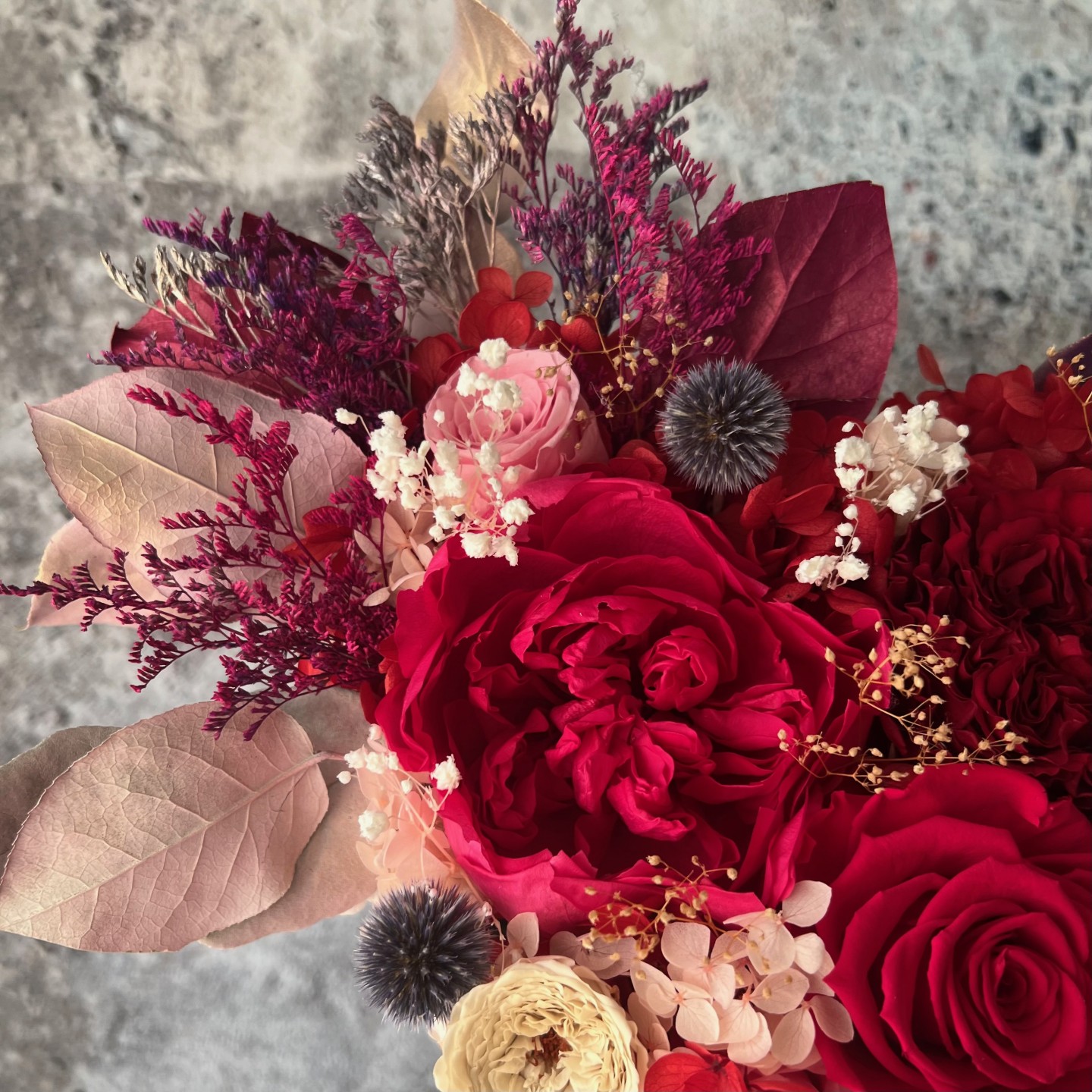 OLIVIA Collection Preserved Peony Heart Box