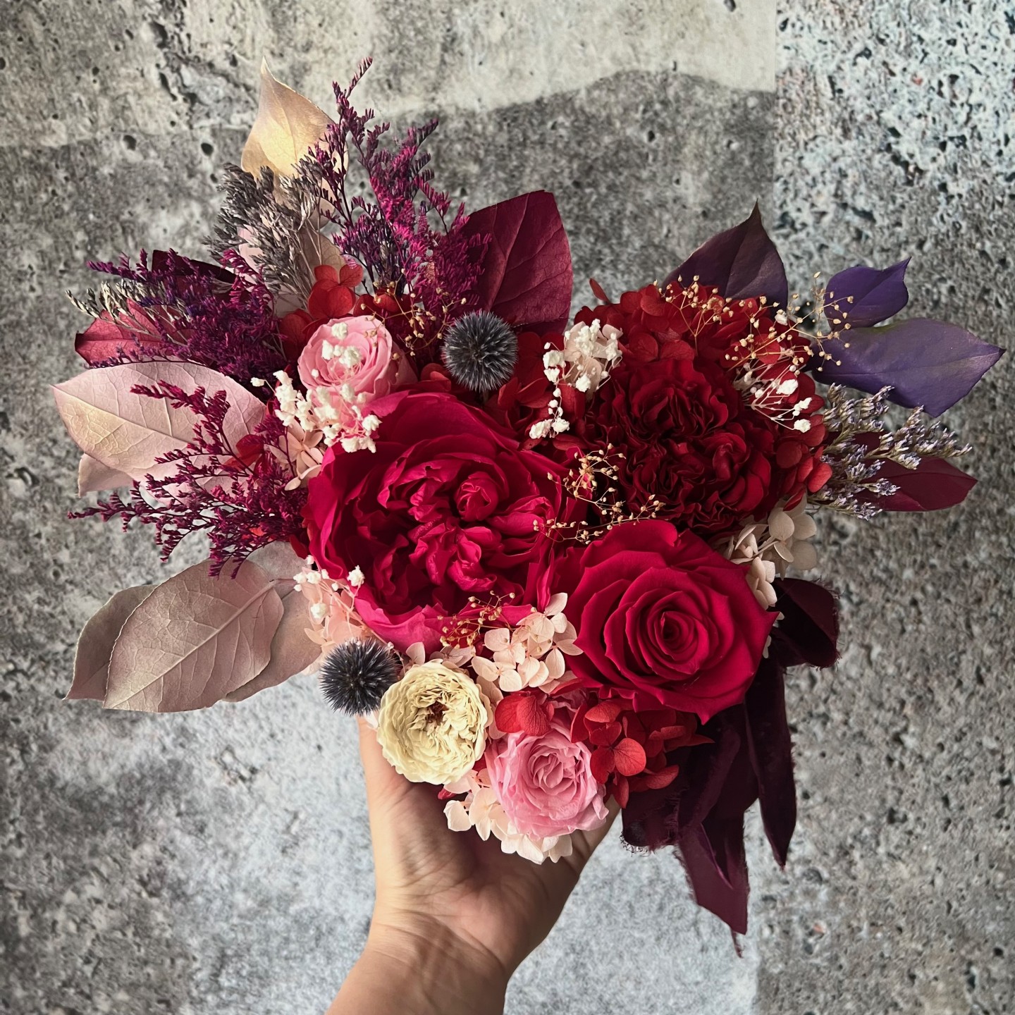 OLIVIA Collection Preserved Peony Heart Box