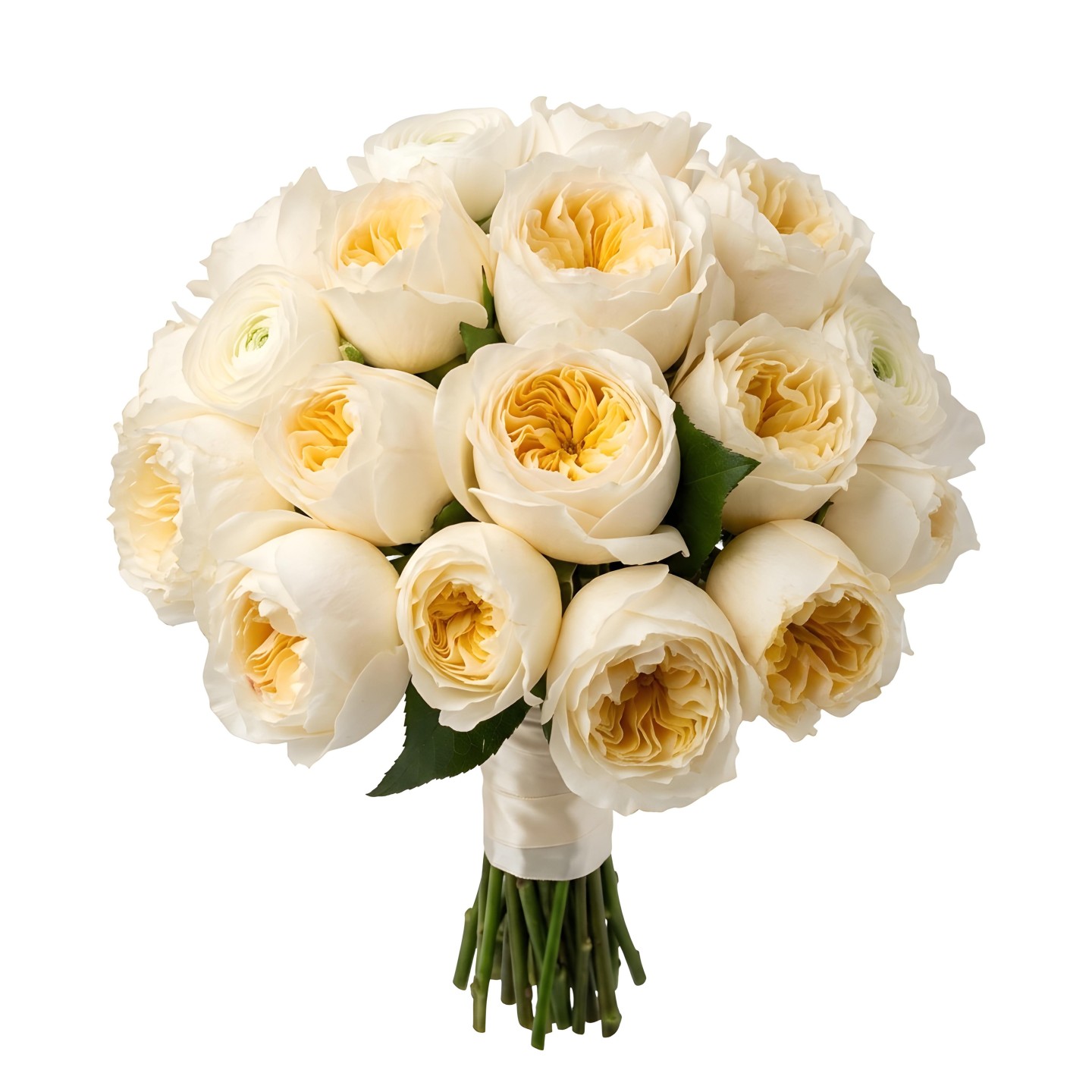 24 Garden Roses Wedding Bouquet 24 Garden Roses Wedding Bouquet
