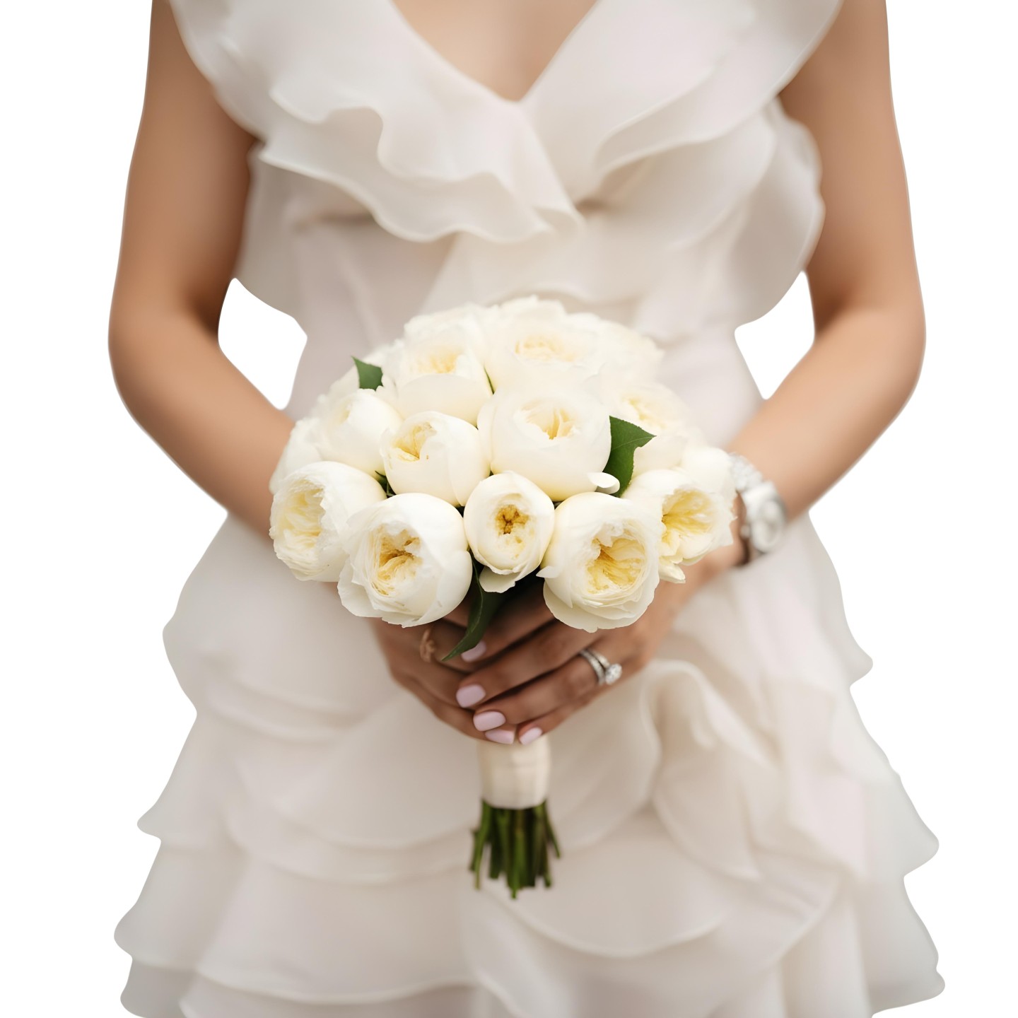 24 Garden Roses Wedding Bouquet 24 Garden Roses Wedding Bouquet
