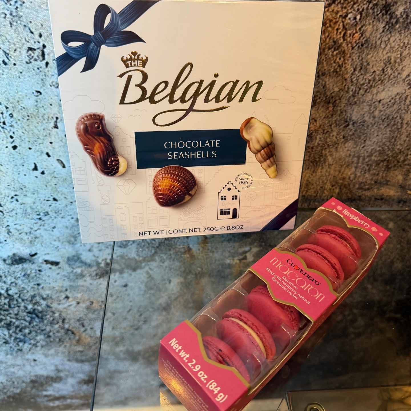 Heart-Shaped Gift Box With Teddy Bear, Preserved Peony In Vase and Macarons Heart-Shaped Gift Box With Teddy Bear, Preserved Peony In Vase and Macarons