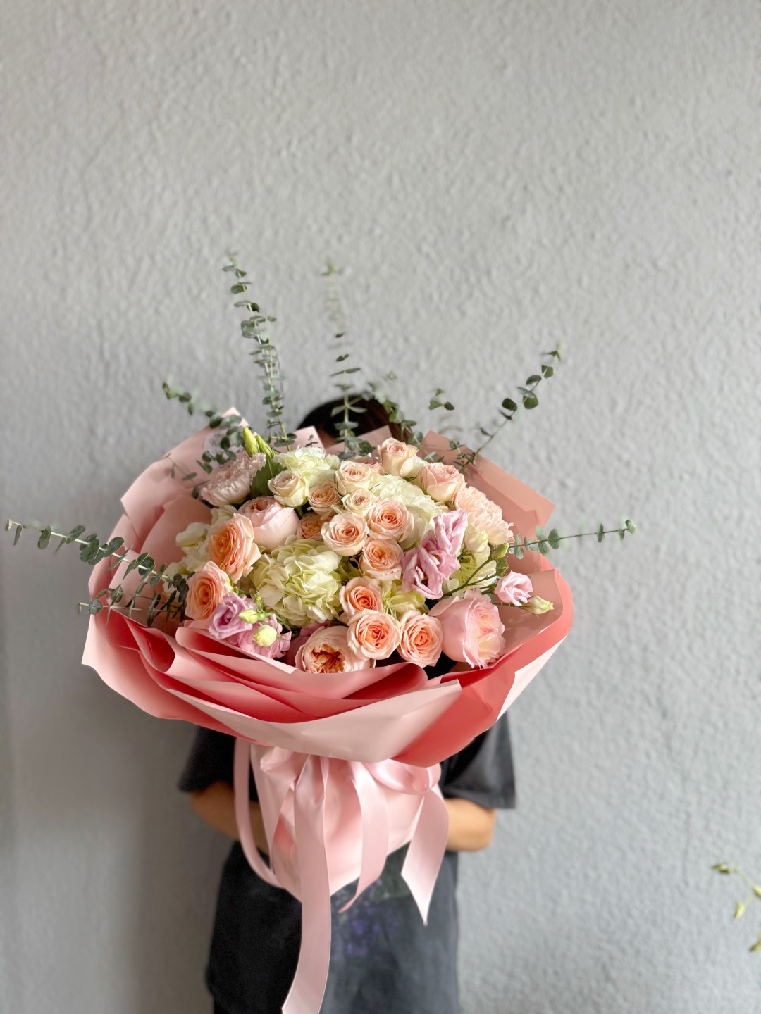 Peachy Margo Hand-Tied Bouquet