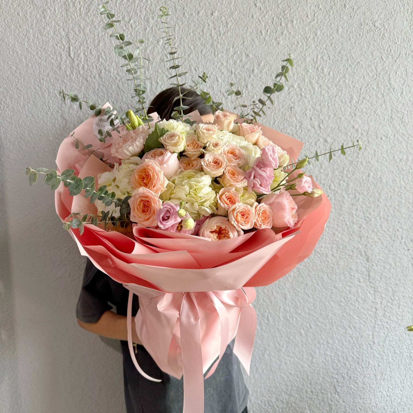 Peachy Margo Hand-Tied Bouquet