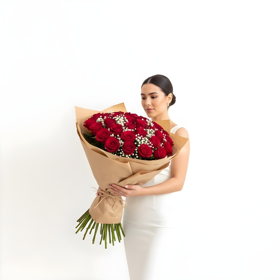 Remy Love DeLux Fresh Hand Tied Flower Bouquet