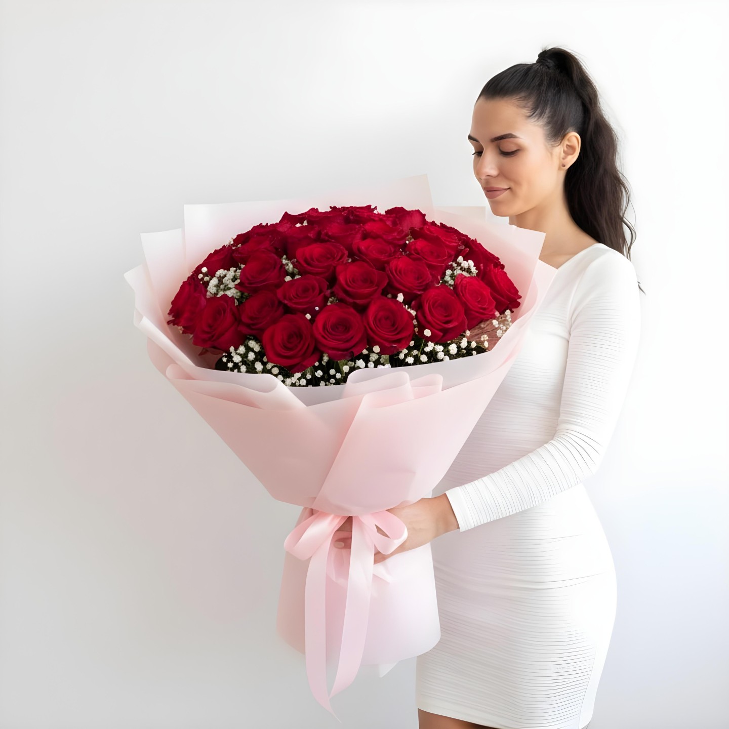 Remy Love DeLux Fresh Hand Tied Flower Bouquet Remy Love DeLux Fresh Hand Tied Flower Bouquet