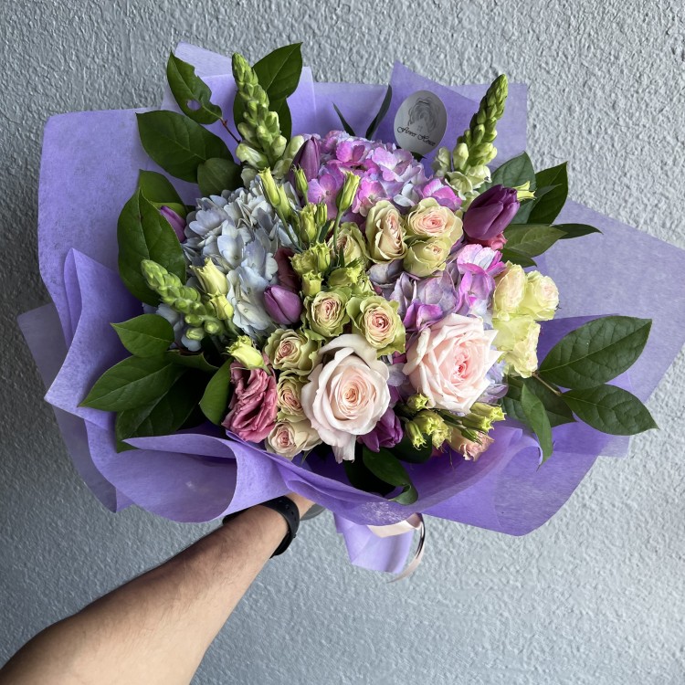 Purple Sky Hand-Tied Bouquet