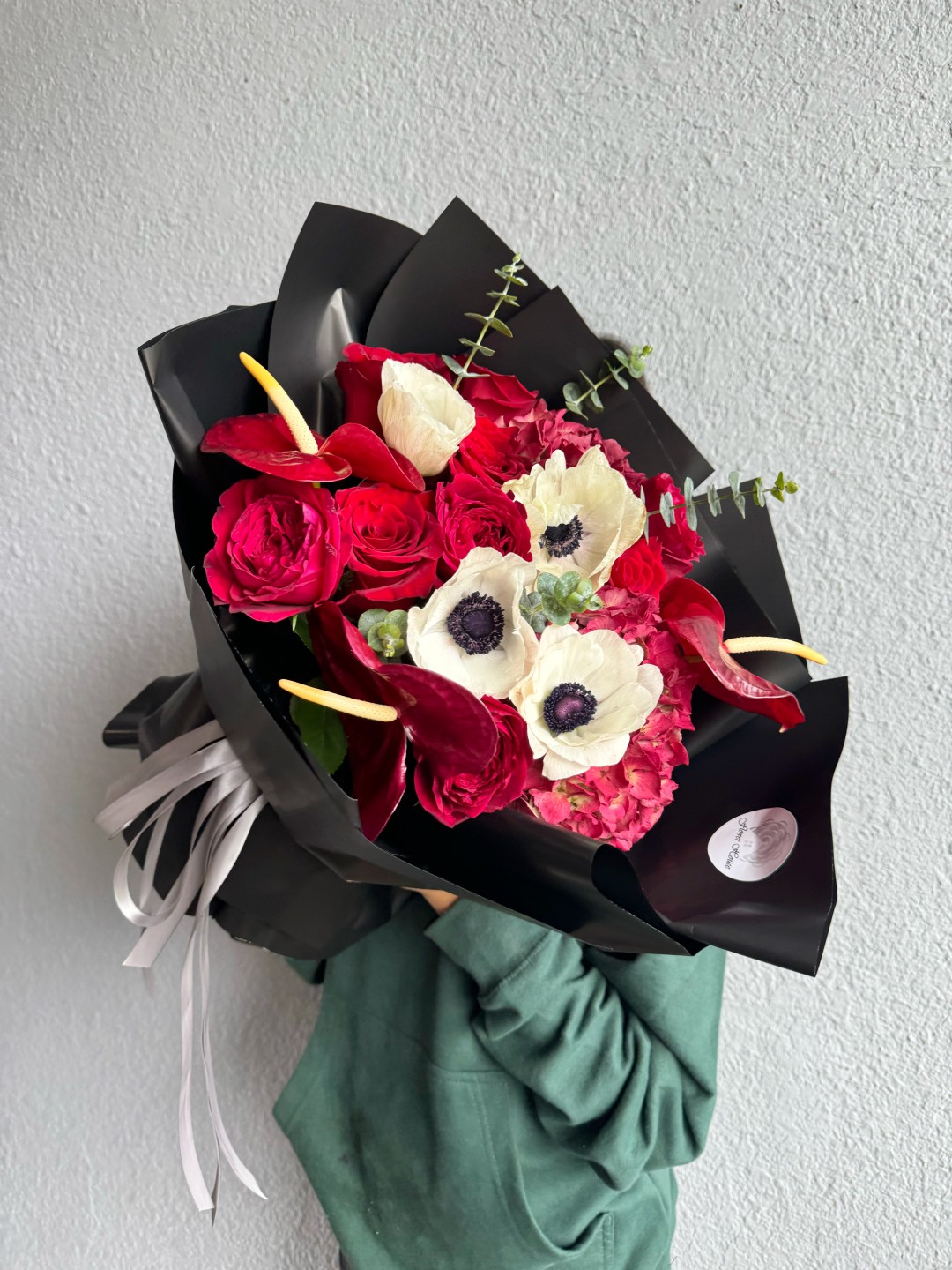 Burgundy Estrella Fresh Flowers Hand Tied Bouquet Burgundy Estrella Fresh Flowers Hand Tied Bouquet