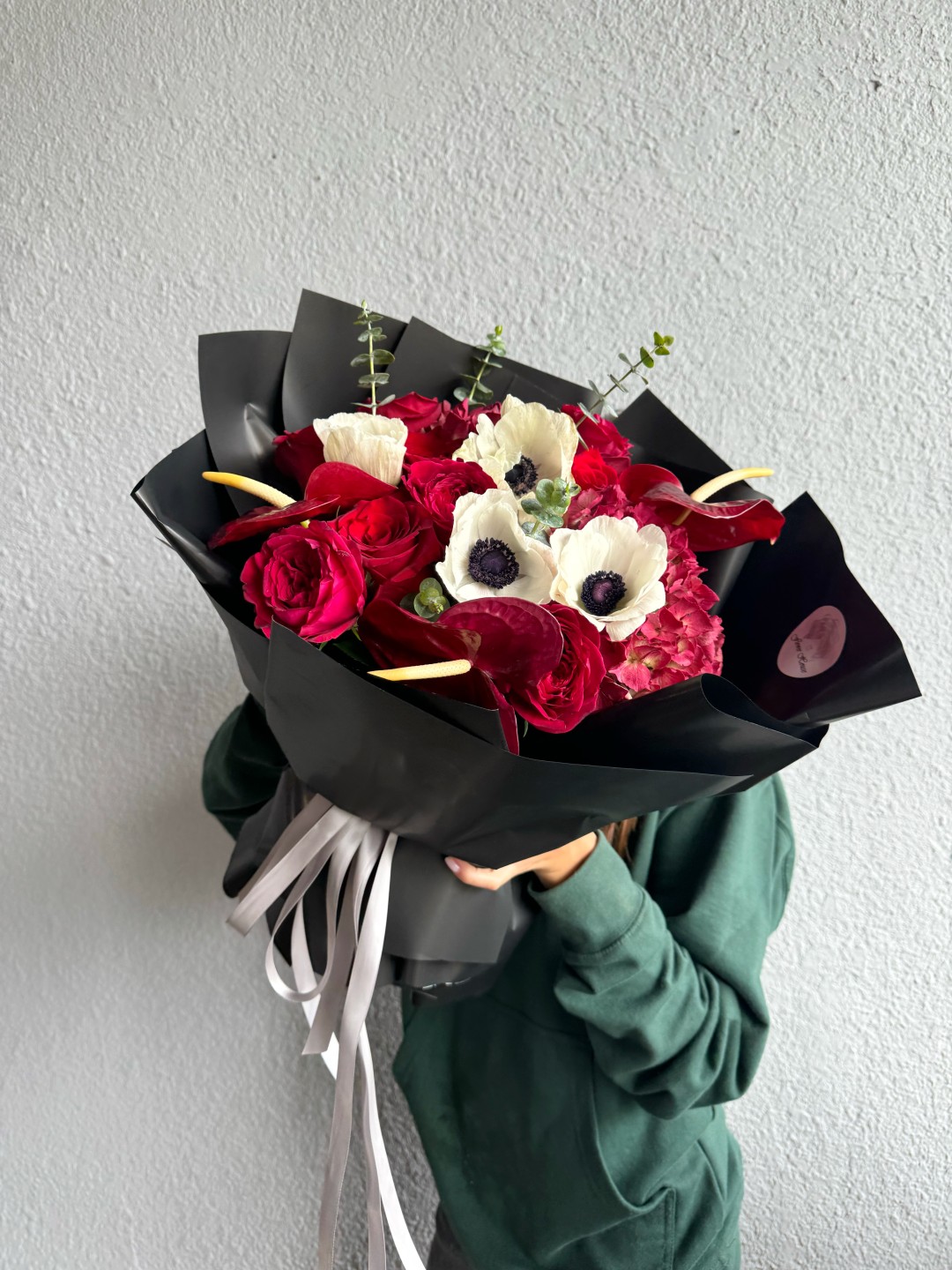 Burgundy Estrella Fresh Flowers Hand Tied Bouquet Burgundy Estrella Fresh Flowers Hand Tied Bouquet