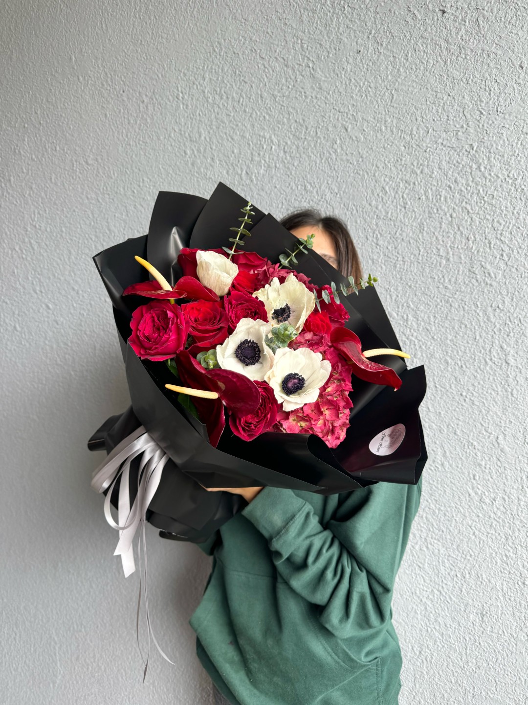 Burgundy Estrella Fresh Flowers Hand Tied Bouquet Burgundy Estrella Fresh Flowers Hand Tied Bouquet