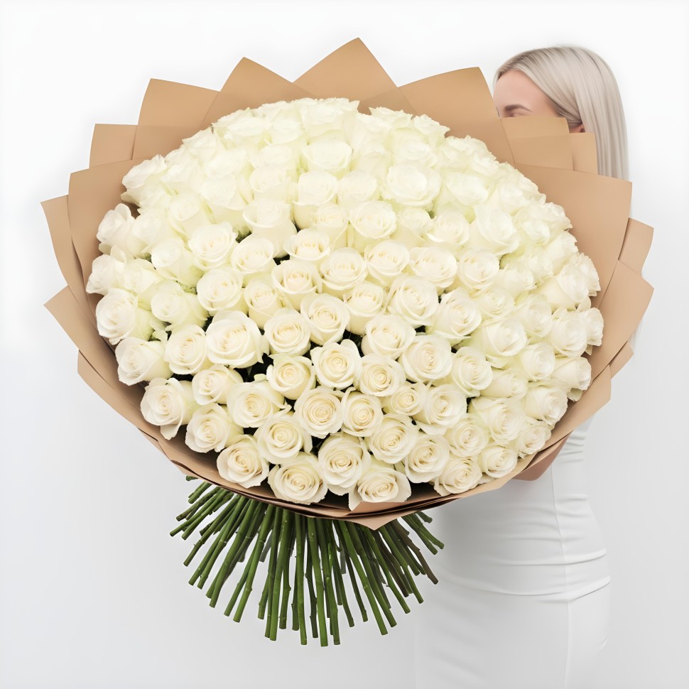 150 Roses Hand-Tied Bouquet (Red, Hot Pink, Light Pink, White) 150 Roses Hand-Tied Bouquet (Red, Hot Pink, Light Pink, White)