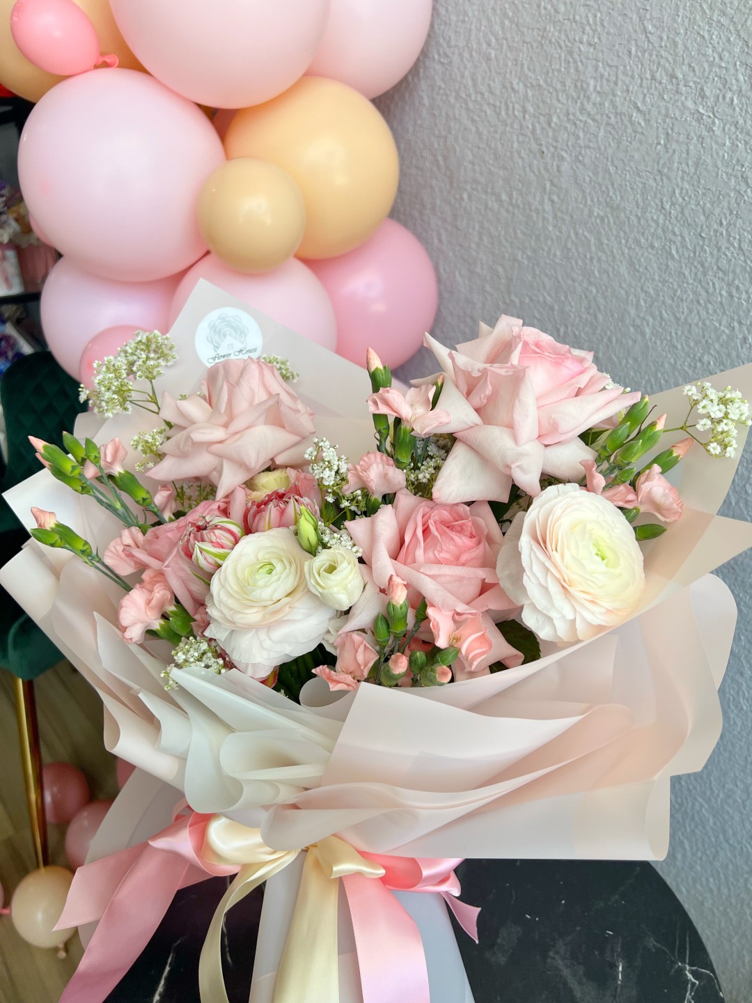 Leighton Hand Tied Flower Bouquet