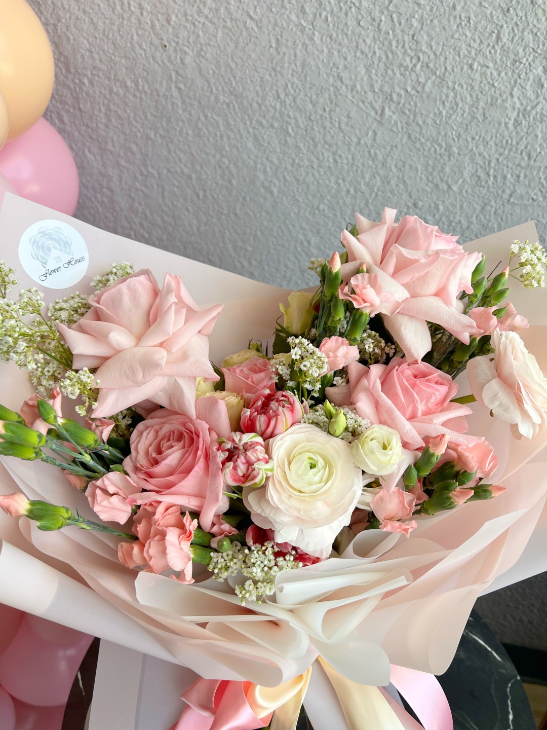 Leighton Hand Tied Flower Bouquet