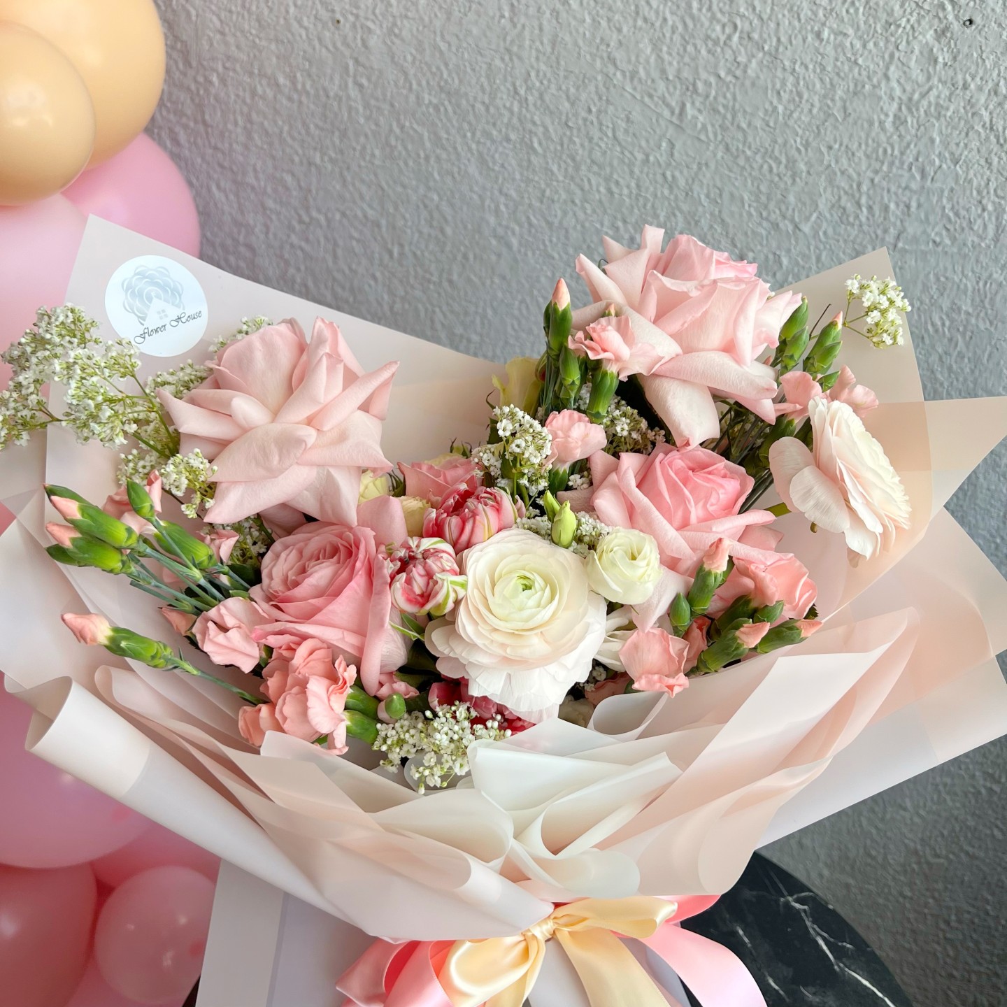 Leighton Hand Tied Flower Bouquet