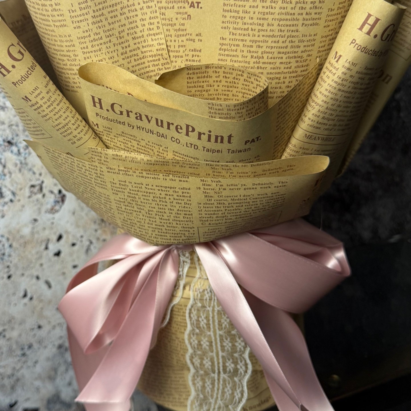 Luxury Preserved Flowers Bouquet - Peonies, Anemones, Ranunculus and Hydrangeas