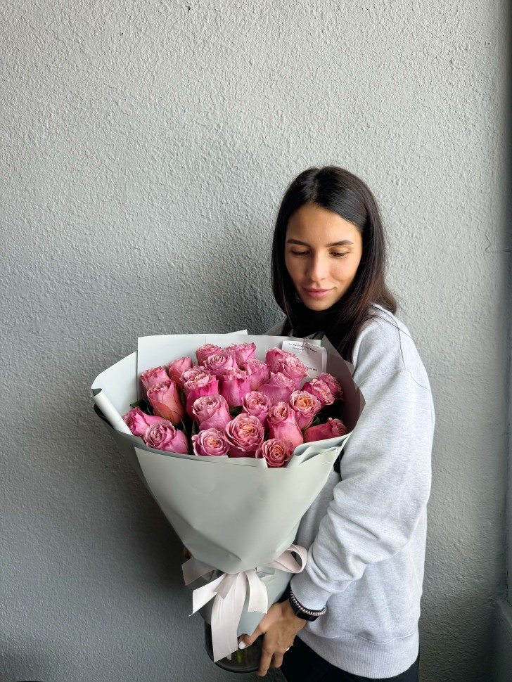 25 Purple Roses Bouquet