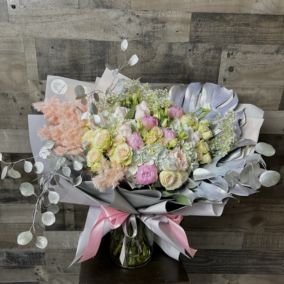 Silver Marcely Hand-Tied Bouquet