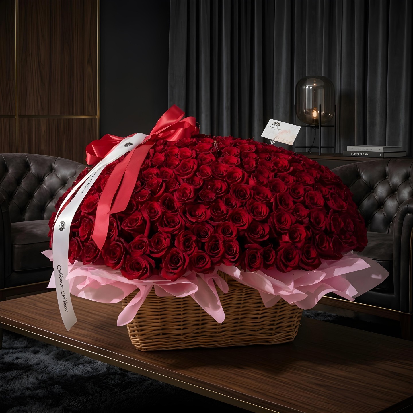 The Imperial Basket – 350 Roses (Red / Hot Pink / White / Yellow) The Imperial Basket – 350 Roses (Red / Hot Pink / White / Yellow)
