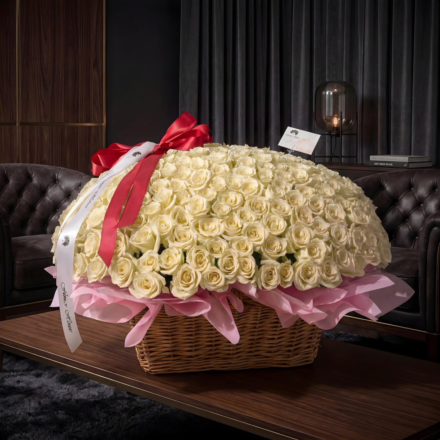 The Imperial Basket – 350 Roses (Red / Hot Pink / White / Yellow) The Imperial Basket – 350 Roses (Red / Hot Pink / White / Yellow)