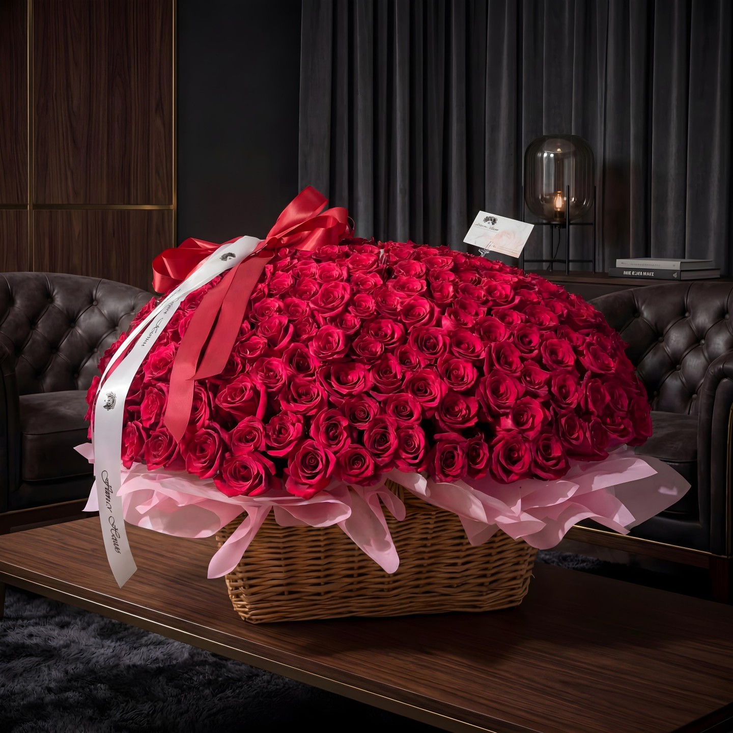 The Imperial Basket – 350 Roses (Red / Hot Pink / White / Yellow) The Imperial Basket – 350 Roses (Red / Hot Pink / White / Yellow)