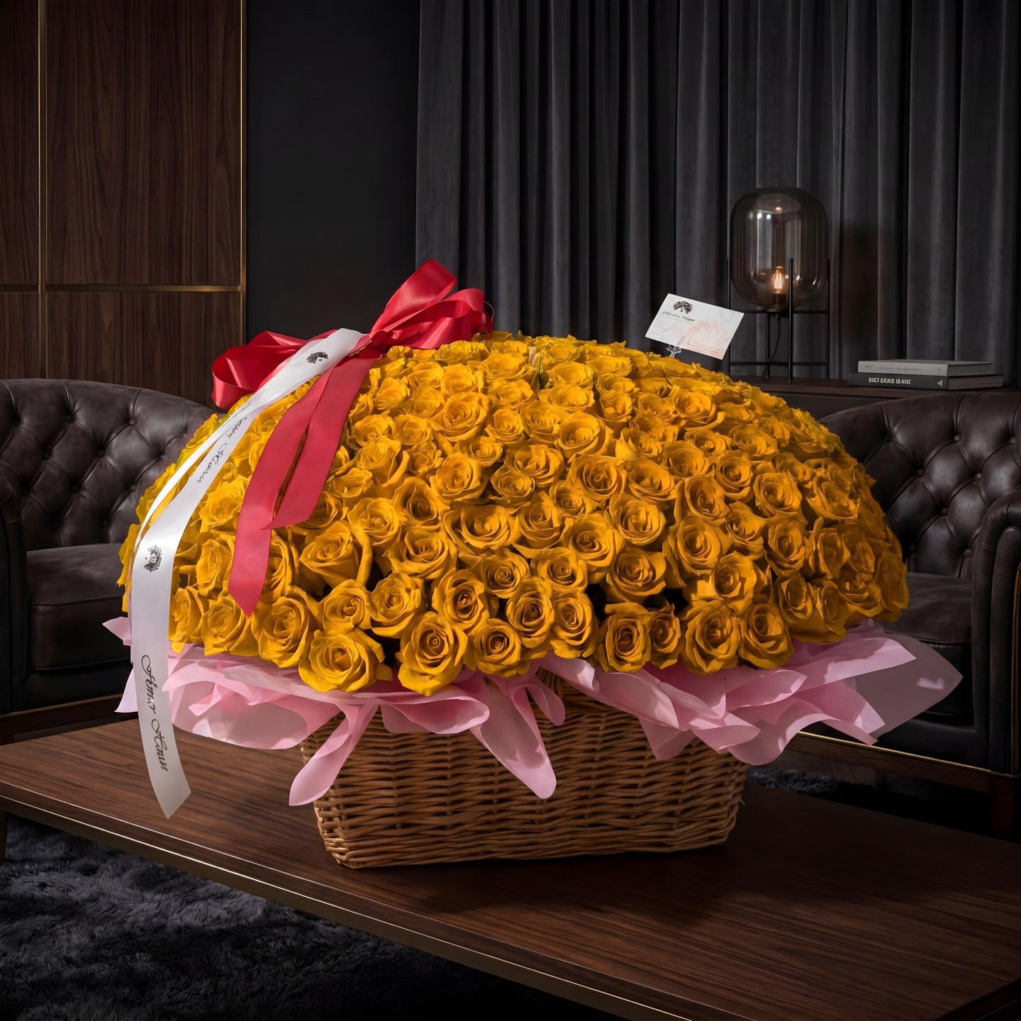 The Imperial Basket – 350 Roses (Red / Hot Pink / White / Yellow) The Imperial Basket – 350 Roses (Red / Hot Pink / White / Yellow)