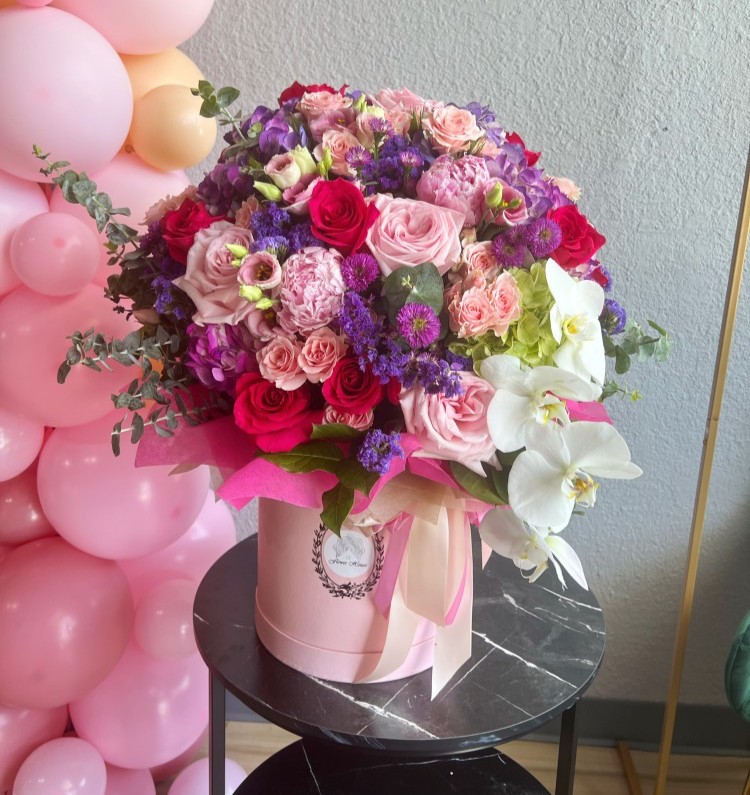 Purple Annalise Flower Box Purple Annalise Flower Box