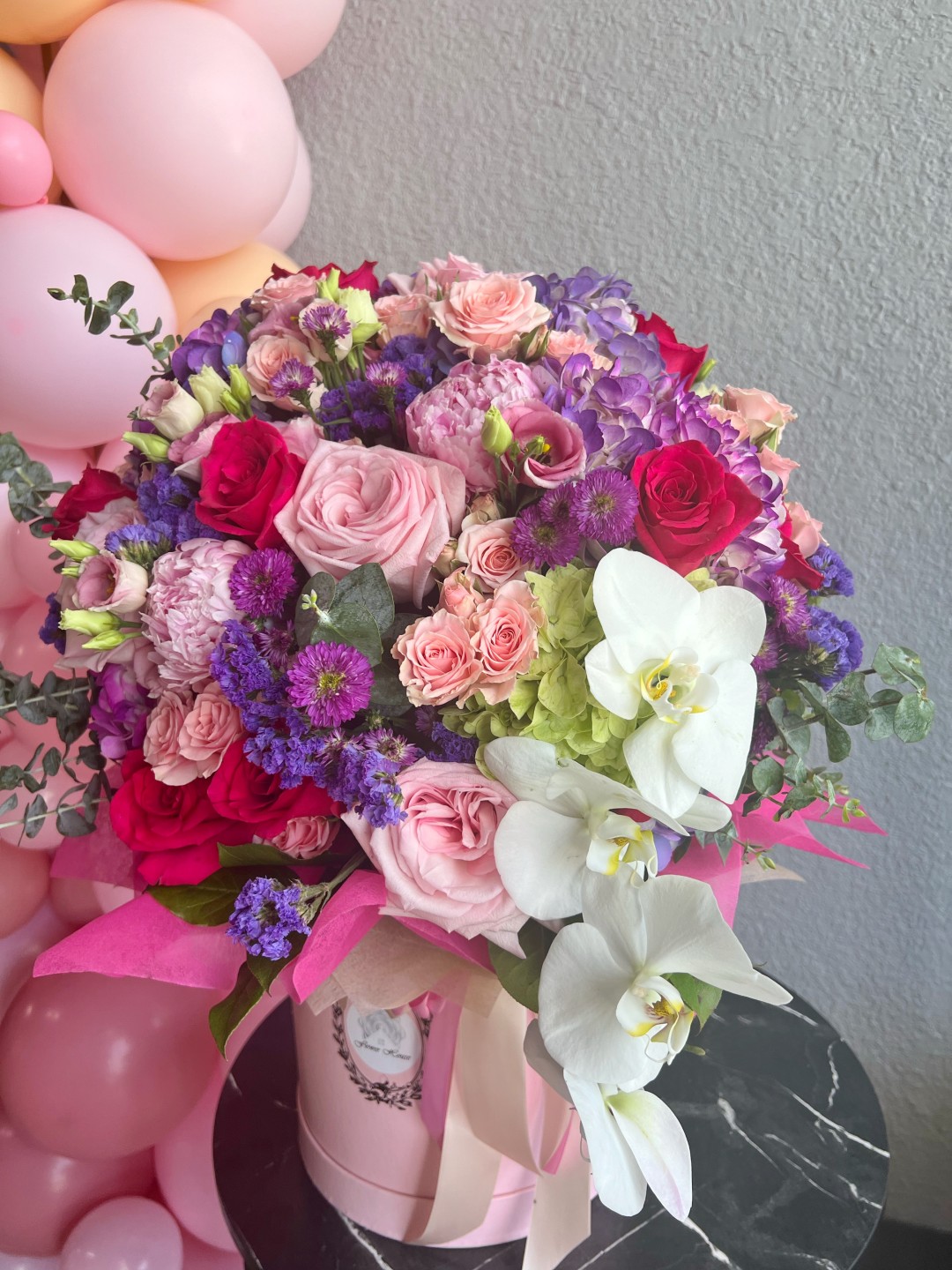 Purple Annalise Flower Box Purple Annalise Flower Box