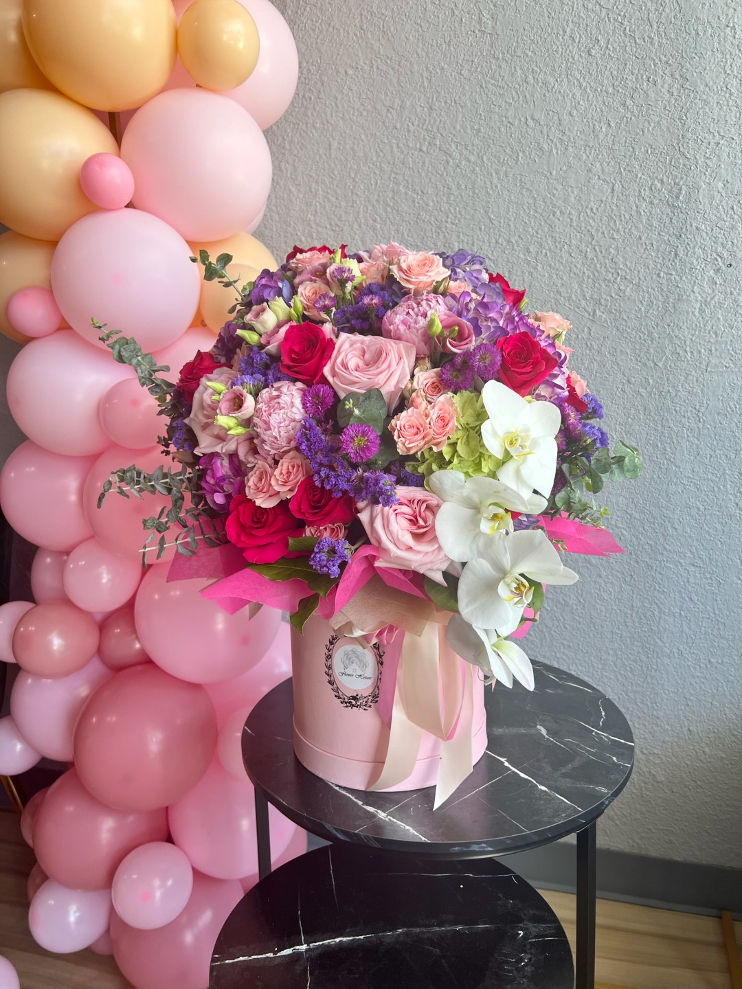 Purple Annalise Flower Box Purple Annalise Flower Box