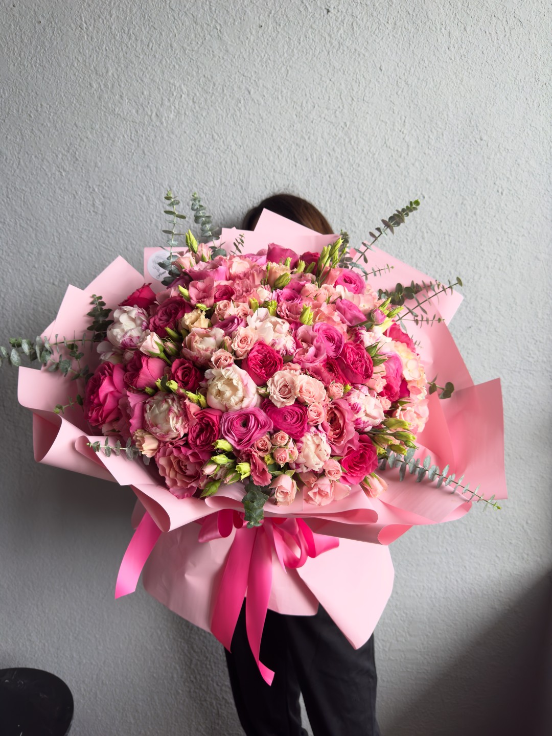 Pink Nova Hand Tied Flower Bouquet