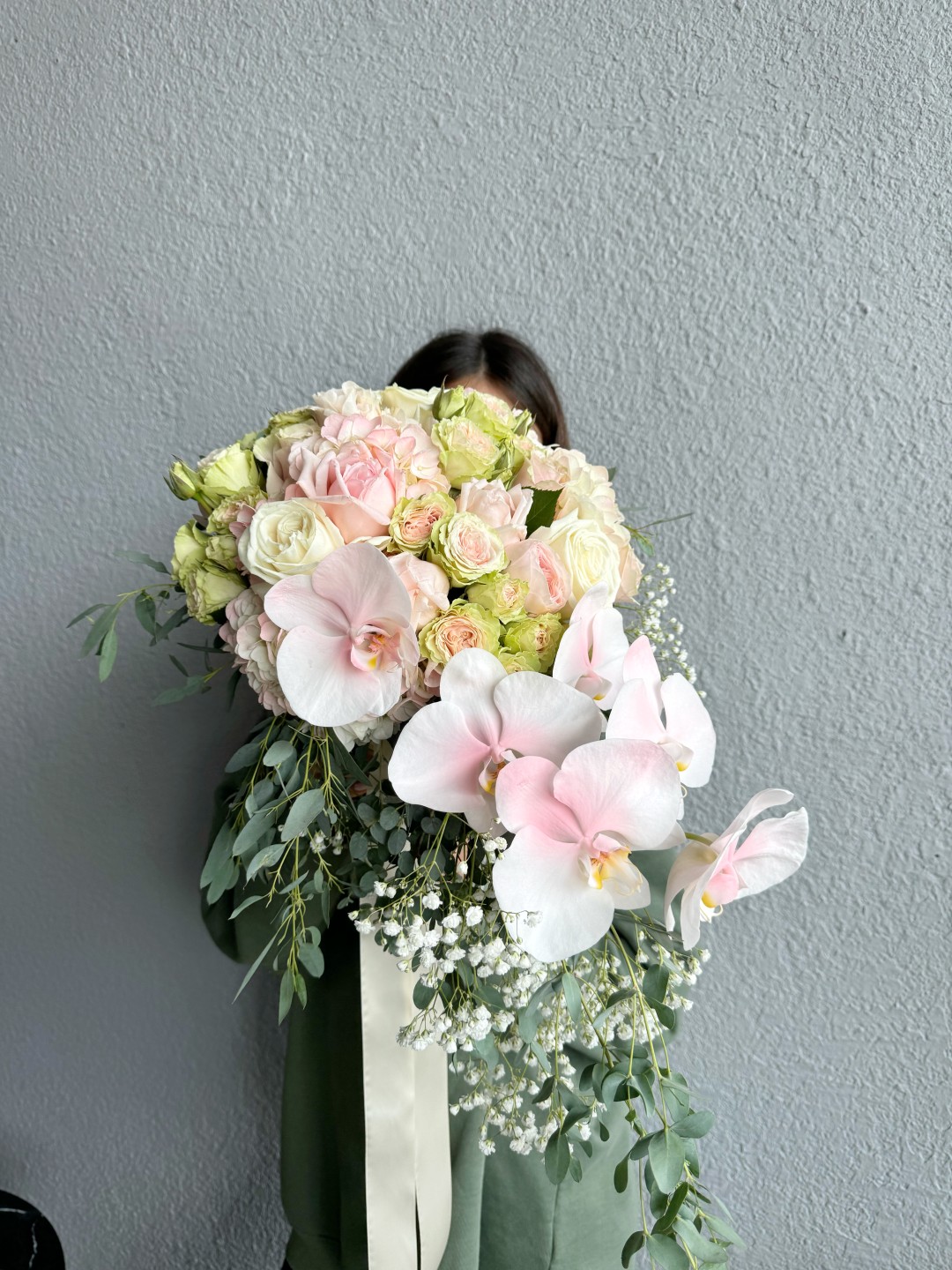 Bridal Bouquet Orchid Love