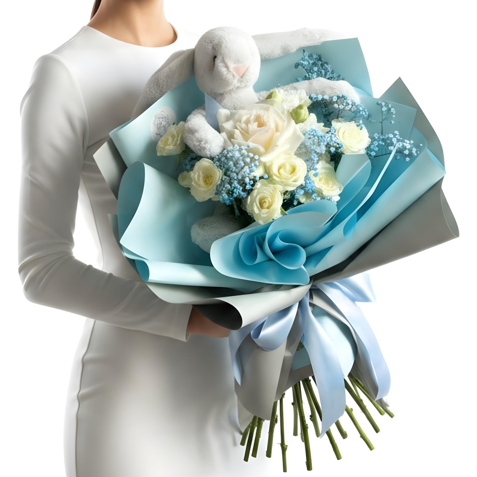 The Liorenne Flowers – Roses, Spray Roses, Lisianthus, Baby’s Breath 