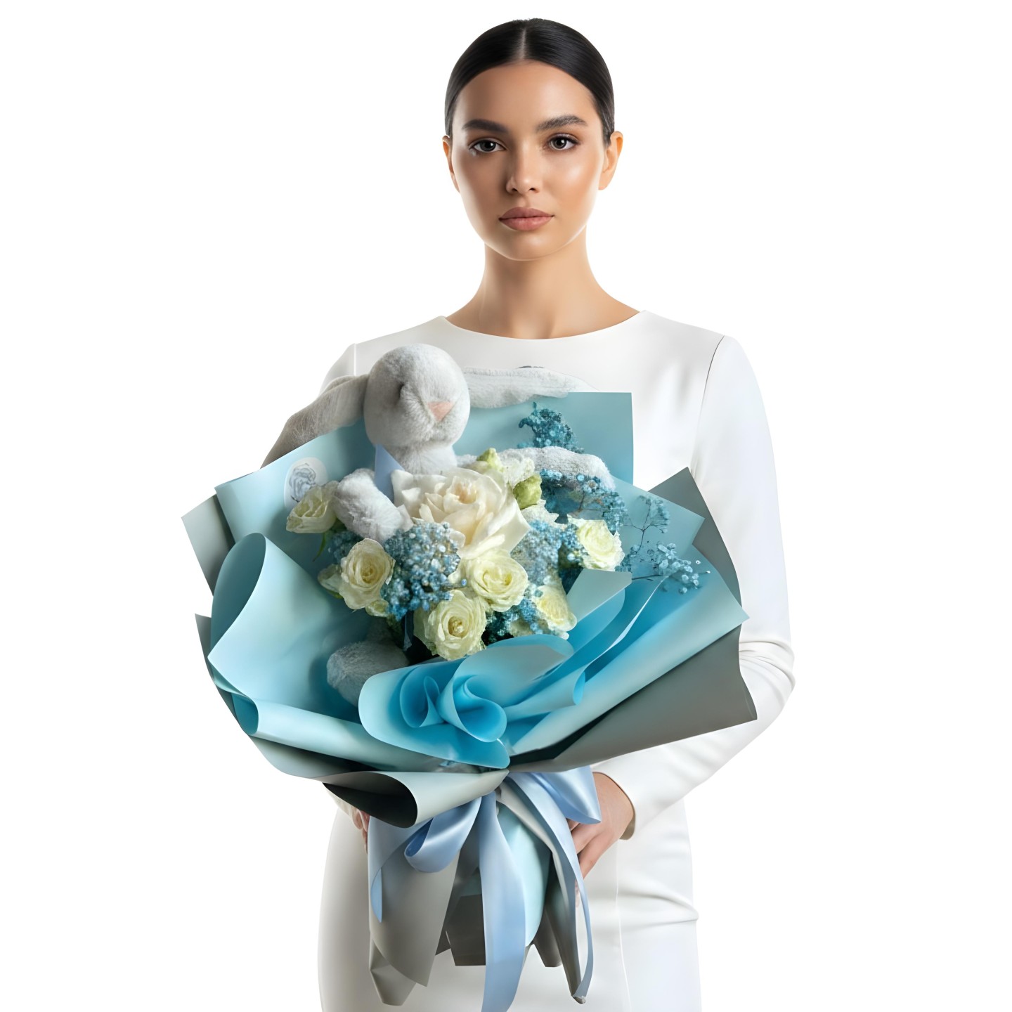 The Liorenne Flowers – Roses, Spray Roses, Lisianthus, Baby’s Breath 