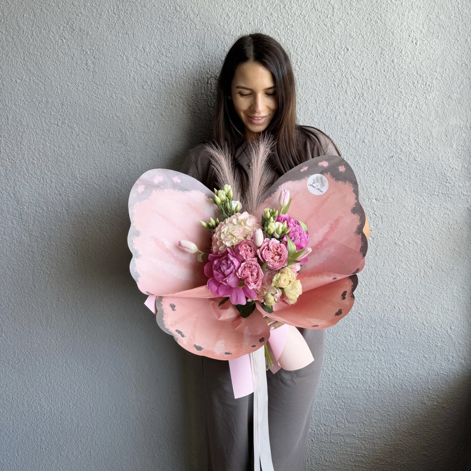 Little Butterfly Hand Tied Flower Bouquet