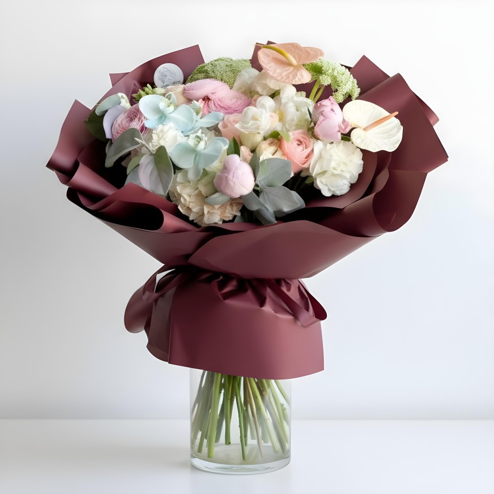 Pastel Elliana Hand-Tied Bouquet Pastel Elliana Hand-Tied Bouquet