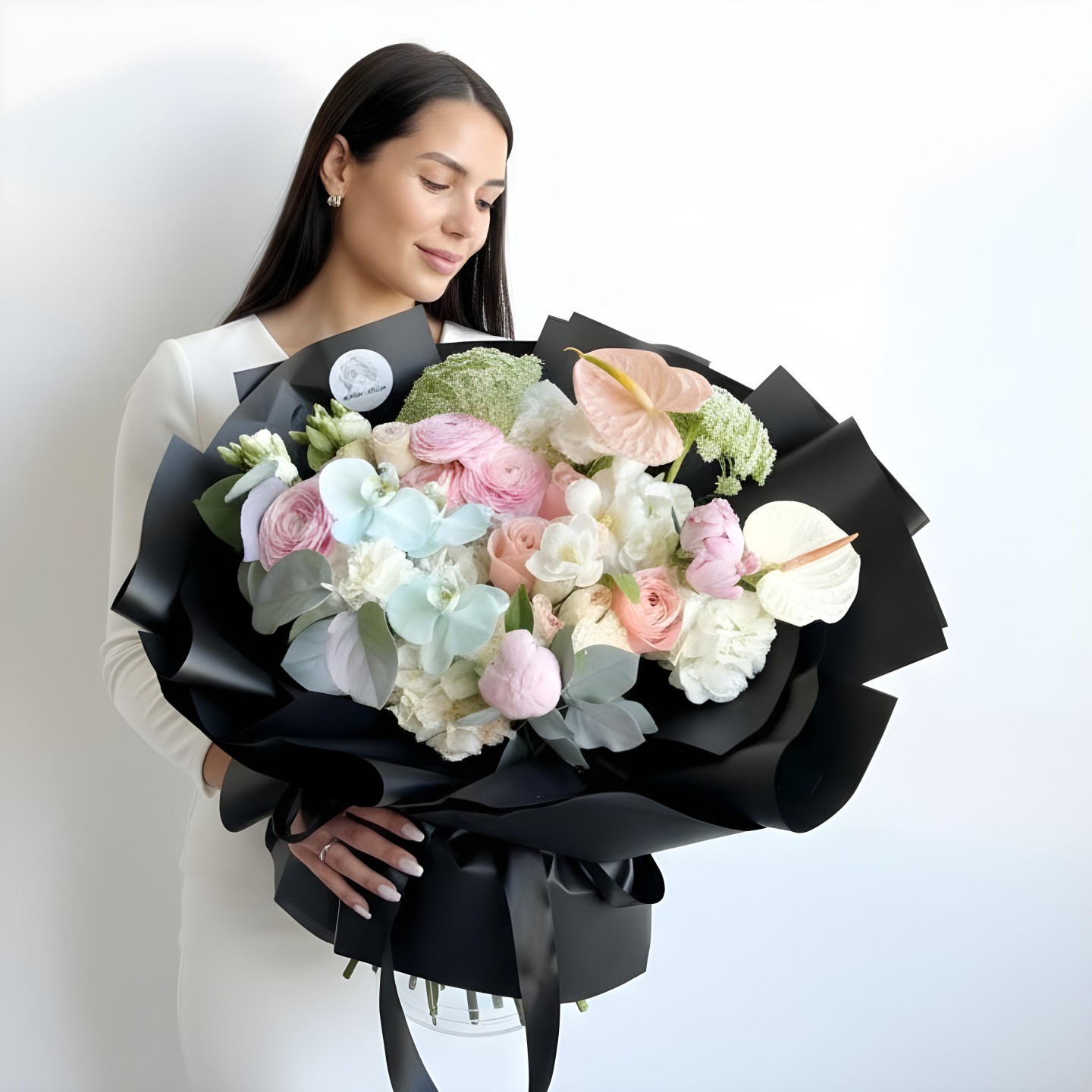 Pastel Elliana Hand-Tied Bouquet