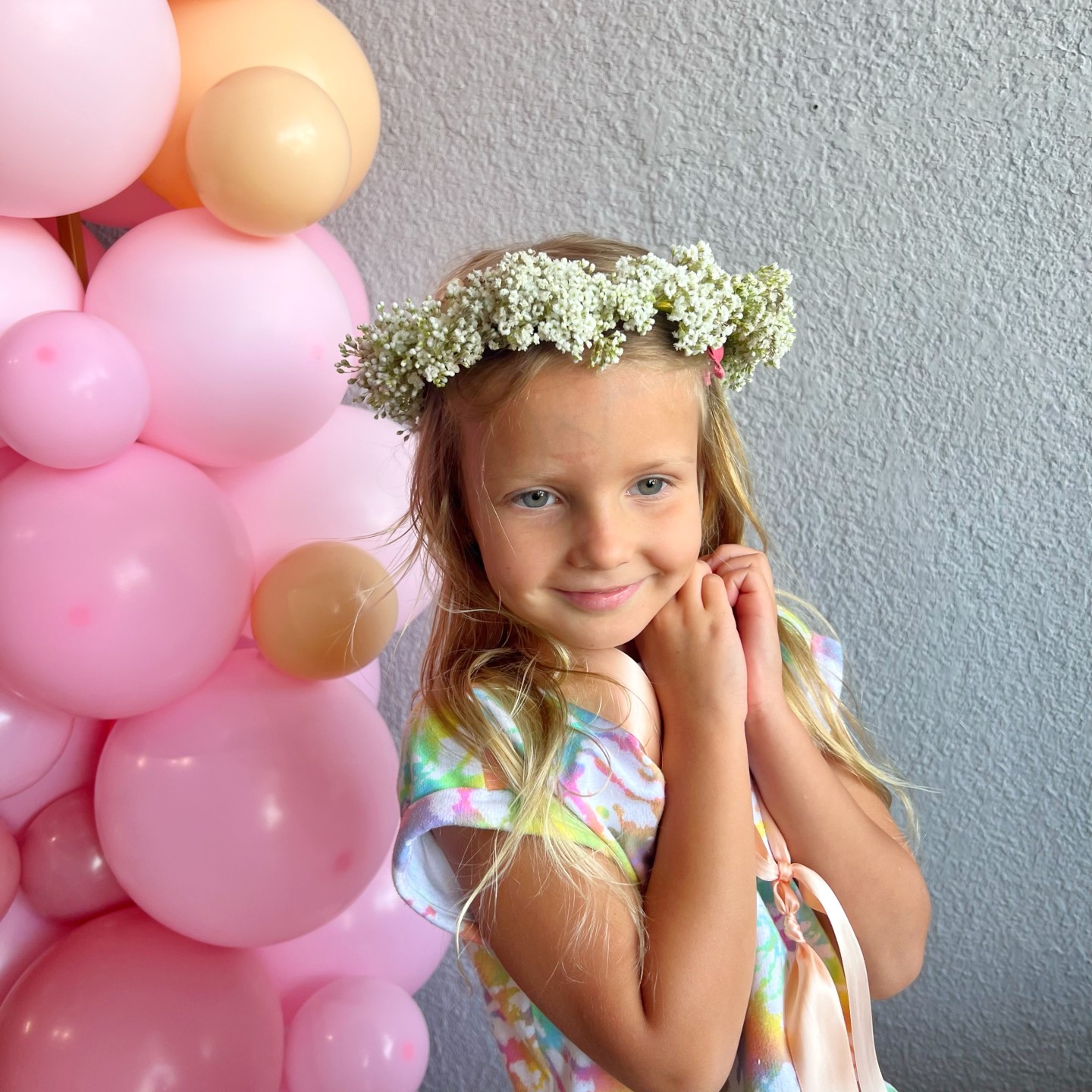 Baby Breath Kids Flower Crown