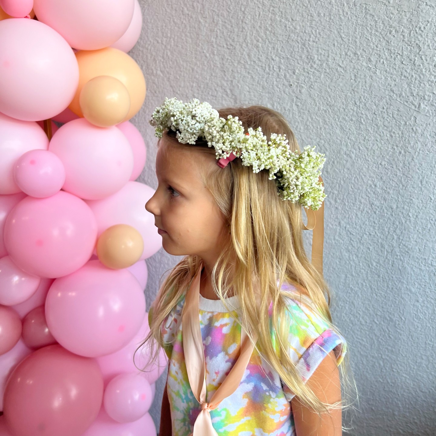 Baby Breath Kids Flower Crown